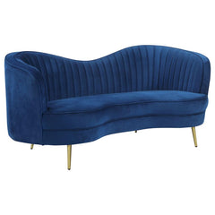 Sophia Blue 2 Pc Sofa Set