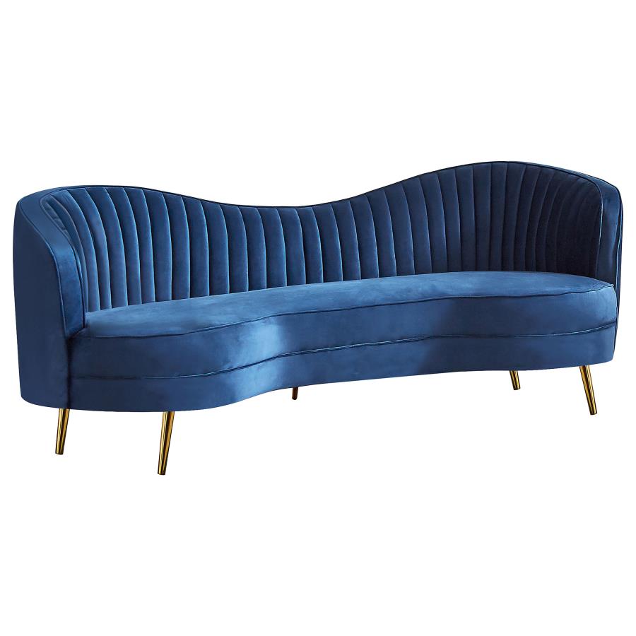 Sophia Blue Sofa - furniture place usa