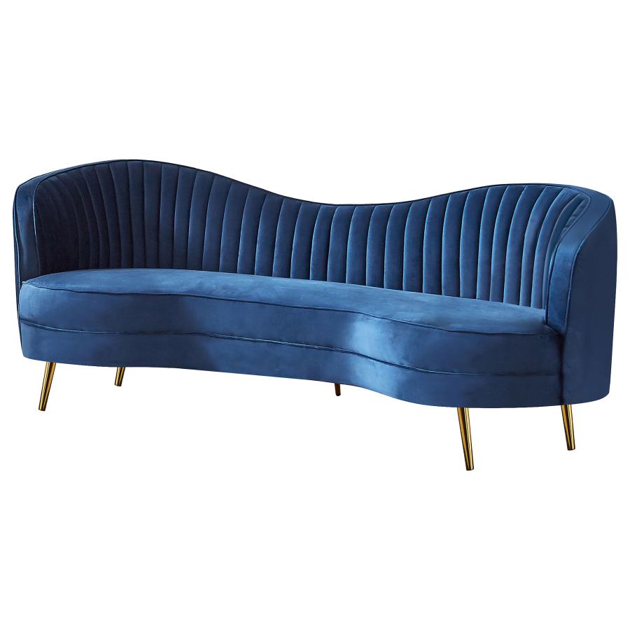 Sophia Blue Sofa - furniture place usa