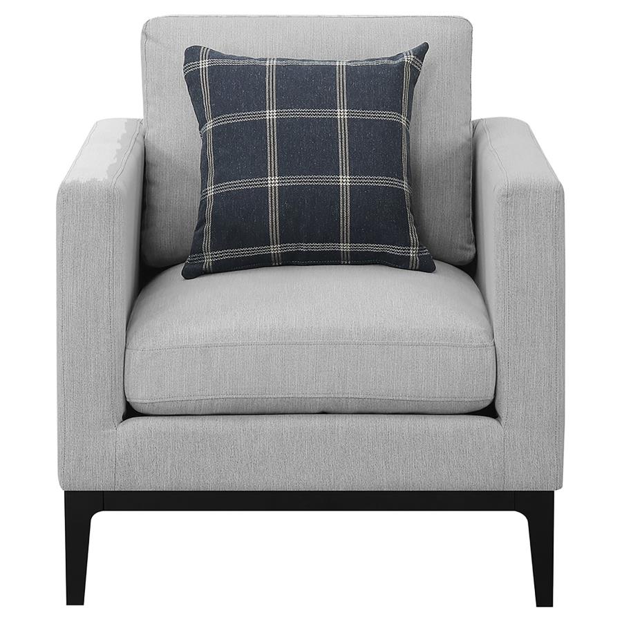 Apperson Grey Chair - furniture place usa