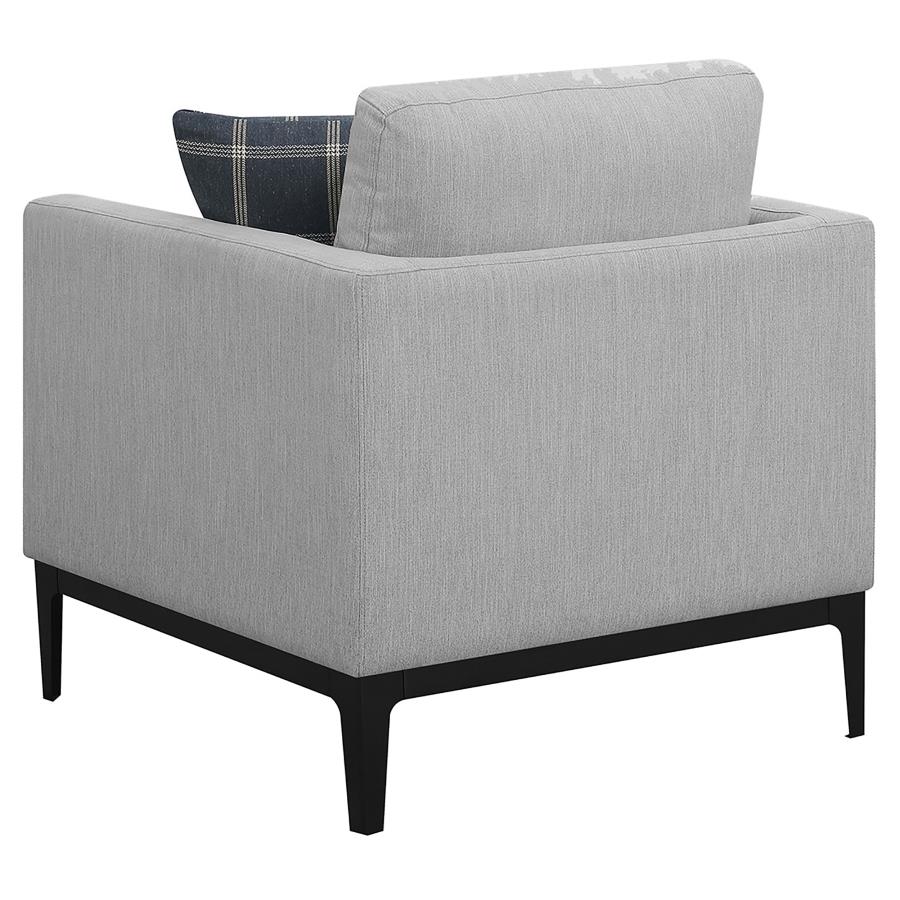 Apperson Grey Chair - furniture place usa