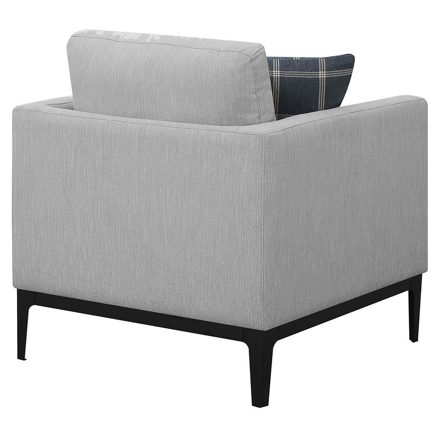 Apperson Grey Chair - furniture place usa