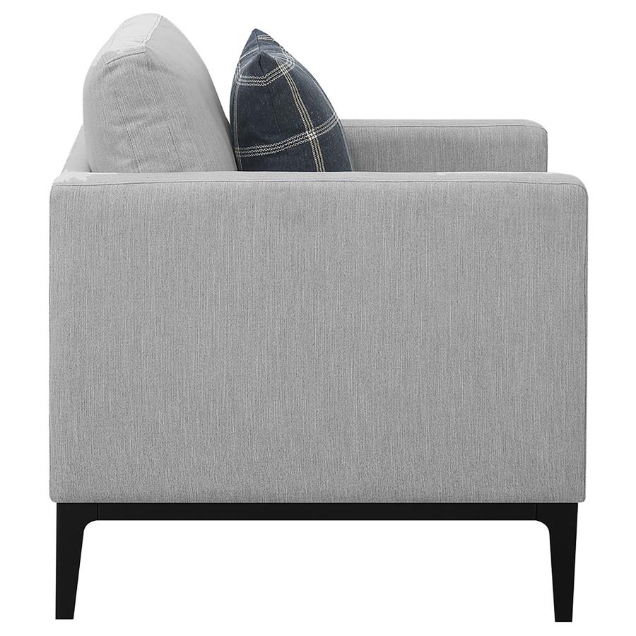 Apperson Grey Chair - furniture place usa