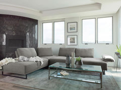 Arden Grey Sectional - furniture place usa