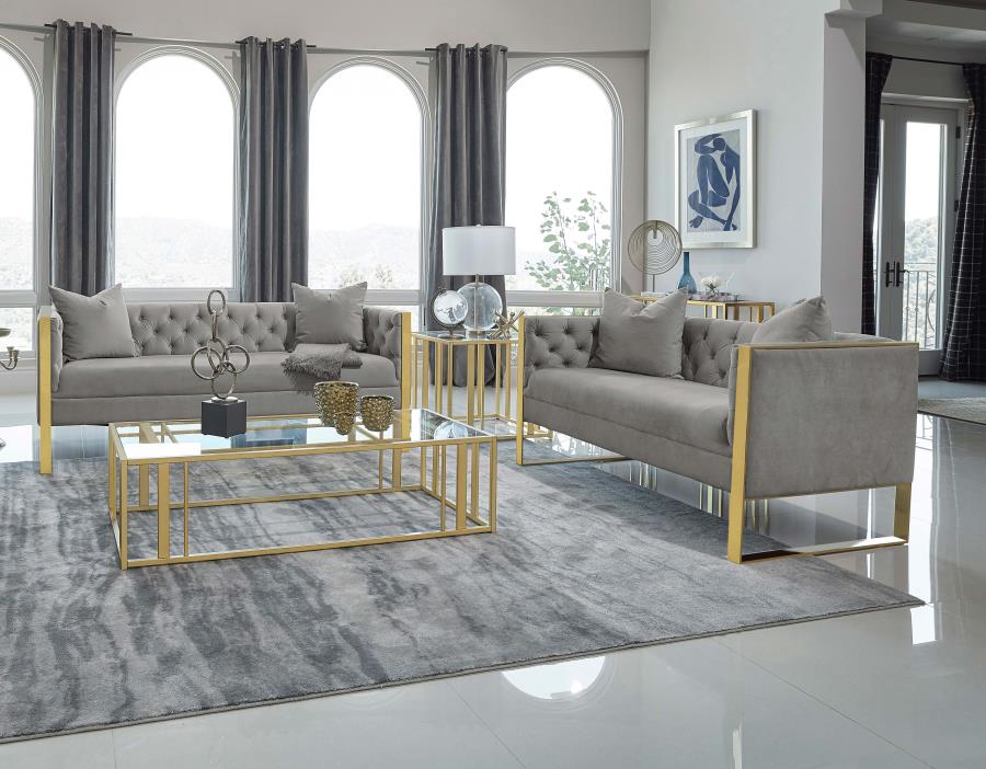 Eastbrook Grey 2 Pc Sofa Set