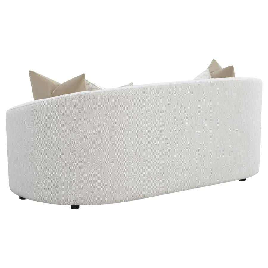 Rainn White 2 Pc Sofa Set - furniture place usa