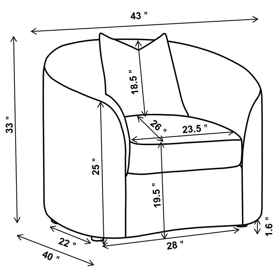 Rainn White Chair - furniture place usa