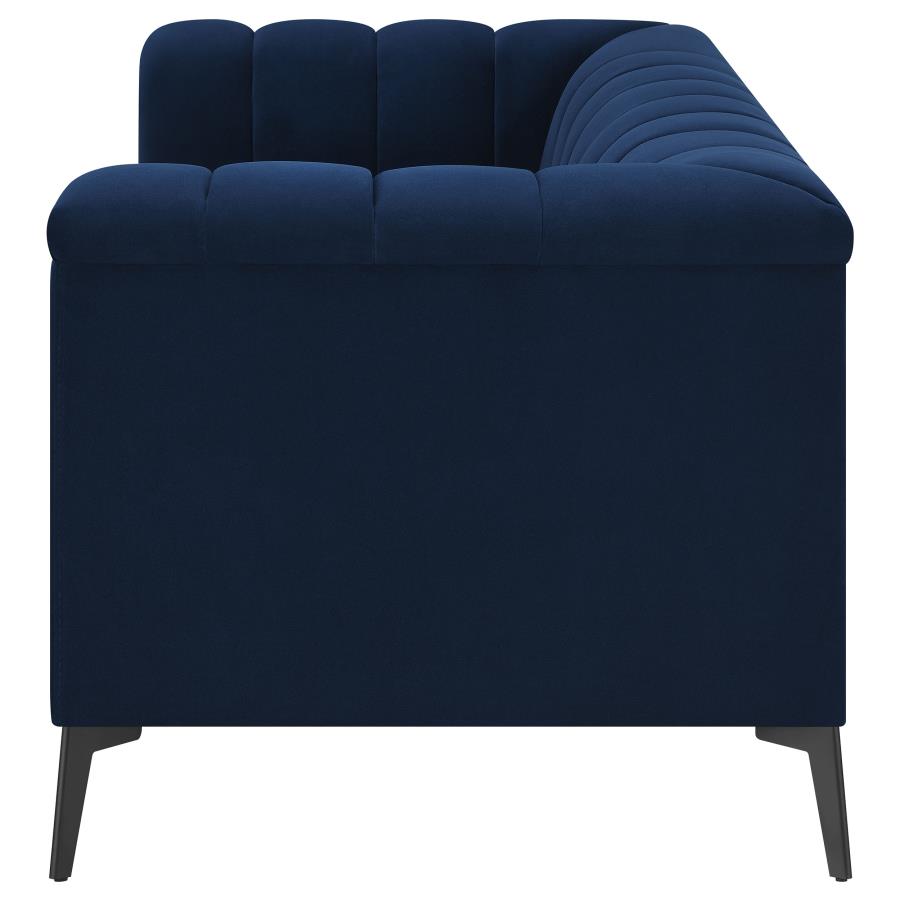 Chalet Blue Loveseat - furniture place usa