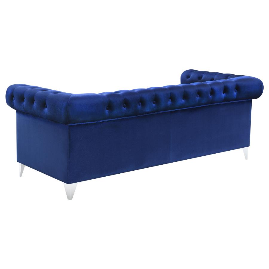 Bleker Blue 2 Pc Sofa Set - furniture place usa