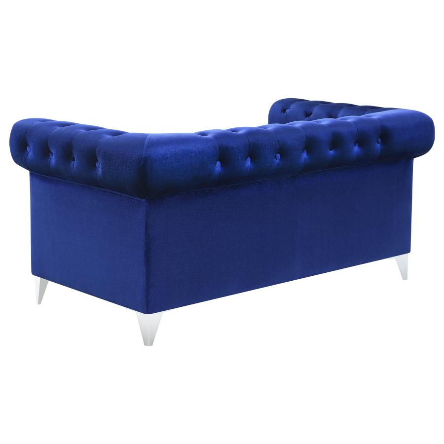 Bleker Blue 2 Pc Sofa Set - furniture place usa