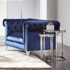 Bleker Blue Chair - furniture place usa