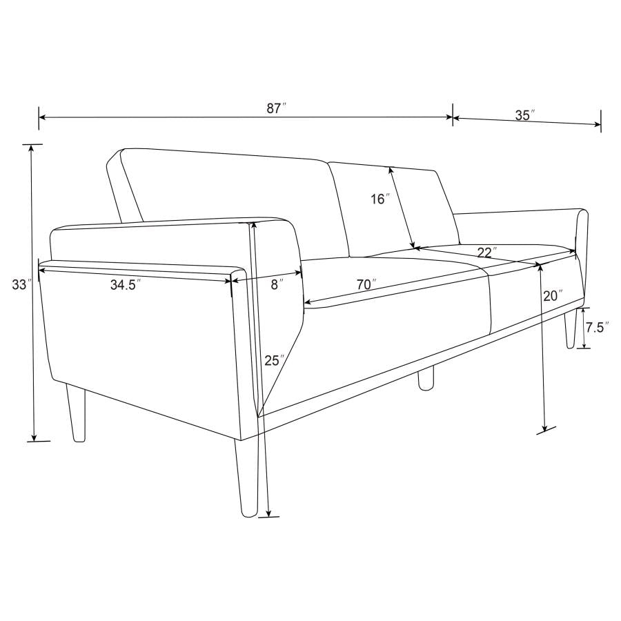 Rilynn Grey 3 Pc Sofa Set - furniture place usa