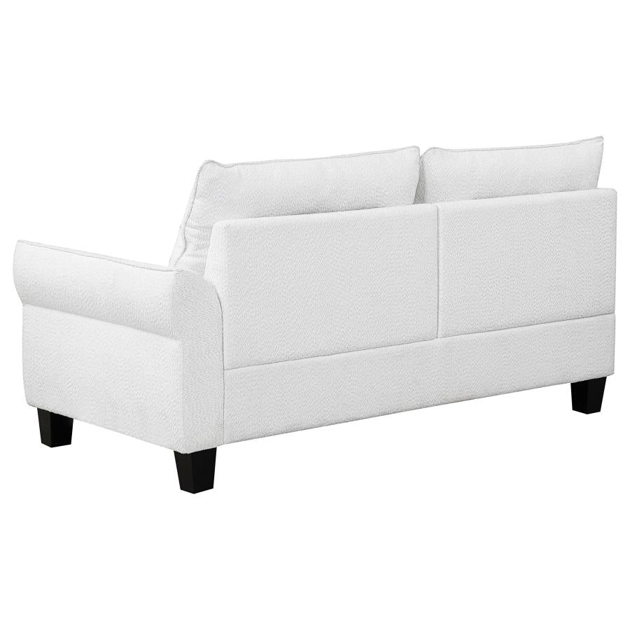 Caspian White Sectional - furniture place usa