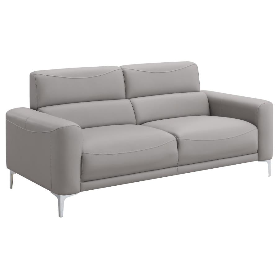 Glenmark Grey 3 Pc Sofa Set - furniture place usa