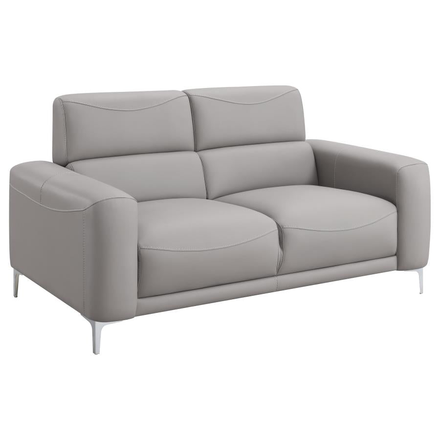 Glenmark Grey 3 Pc Sofa Set - furniture place usa