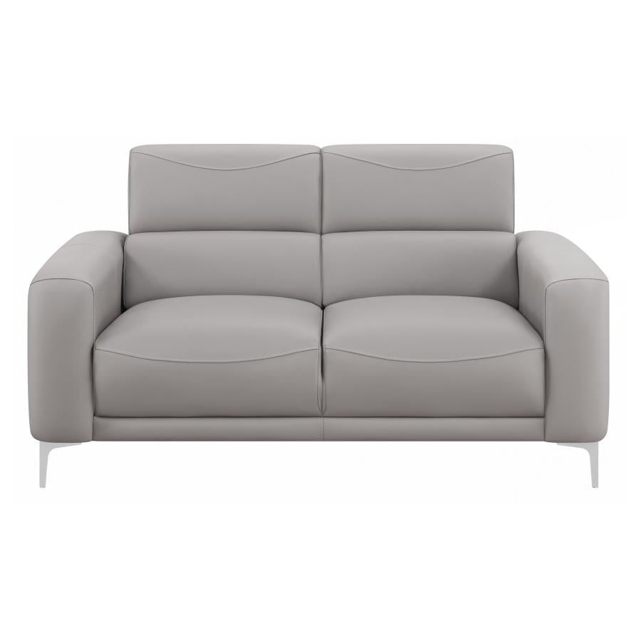 Glenmark Grey 3 Pc Sofa Set - furniture place usa