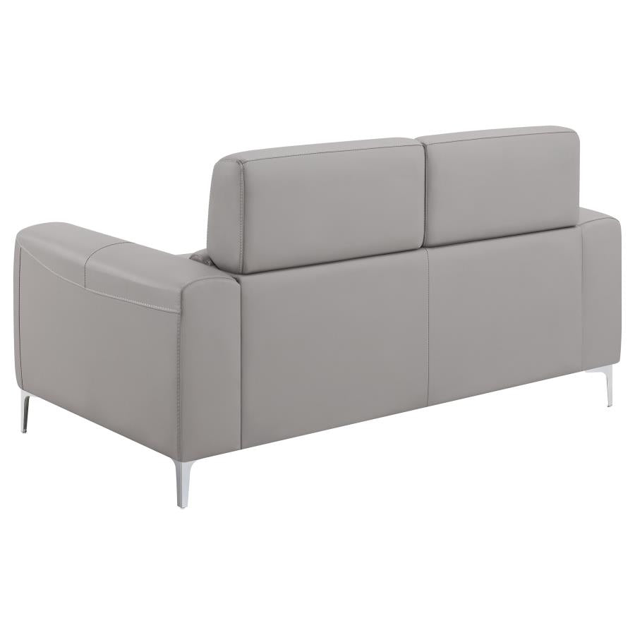 Glenmark Grey 3 Pc Sofa Set - furniture place usa