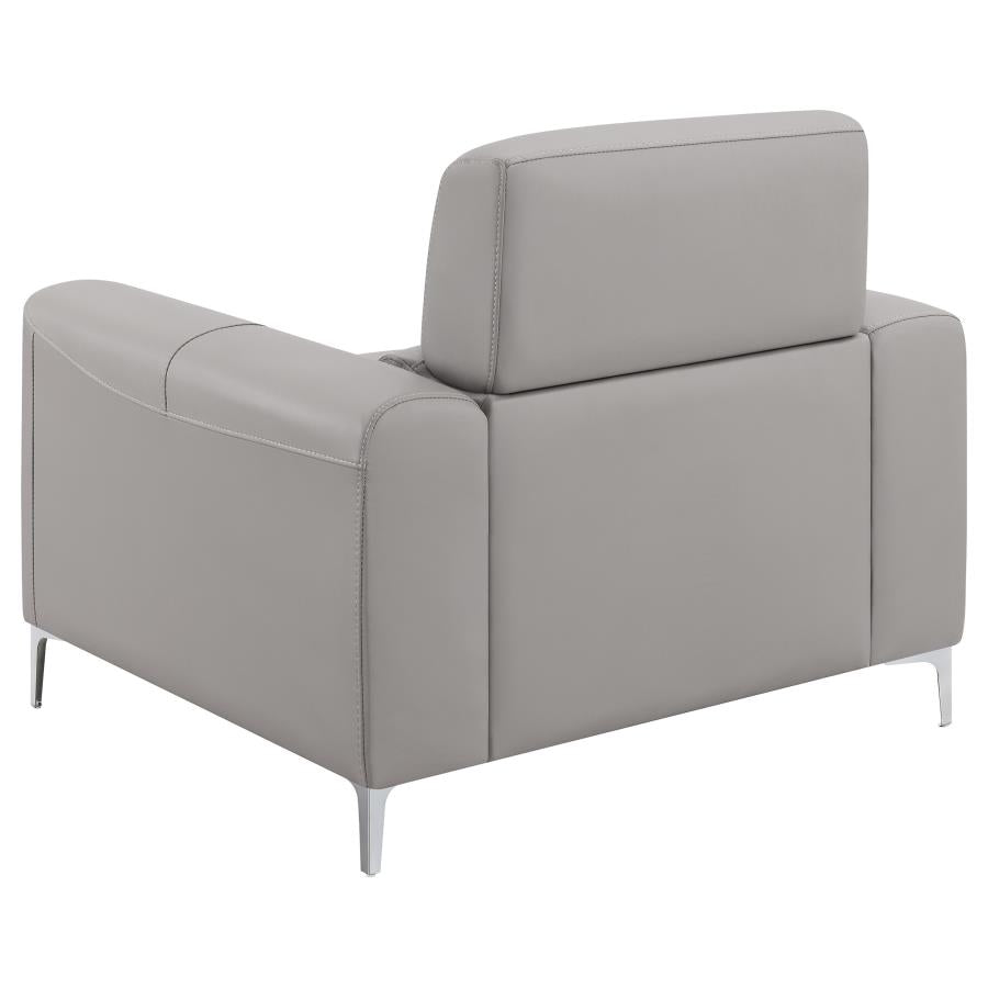 Glenmark Grey 3 Pc Sofa Set - furniture place usa