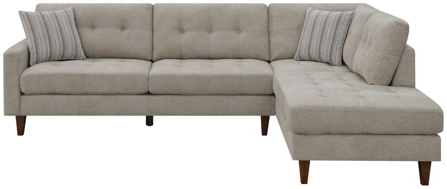 Barton Beige Sectional - furniture place usa