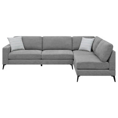 Clint Grey Sectional - furniture place usa