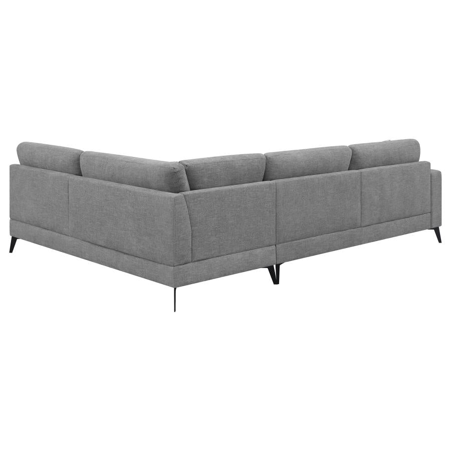 Clint Grey Sectional - furniture place usa