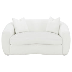 Isabella White 2 Pc Sofa Set - furniture place usa