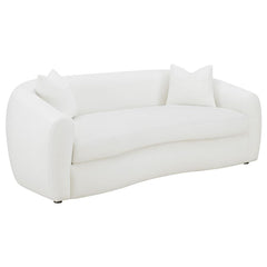 Isabella White Sofa - furniture place usa