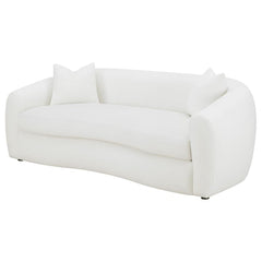 Isabella White Sofa - furniture place usa