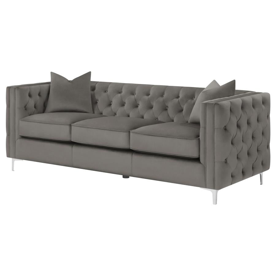 Phoebe Grey Sofa - furniture place usa