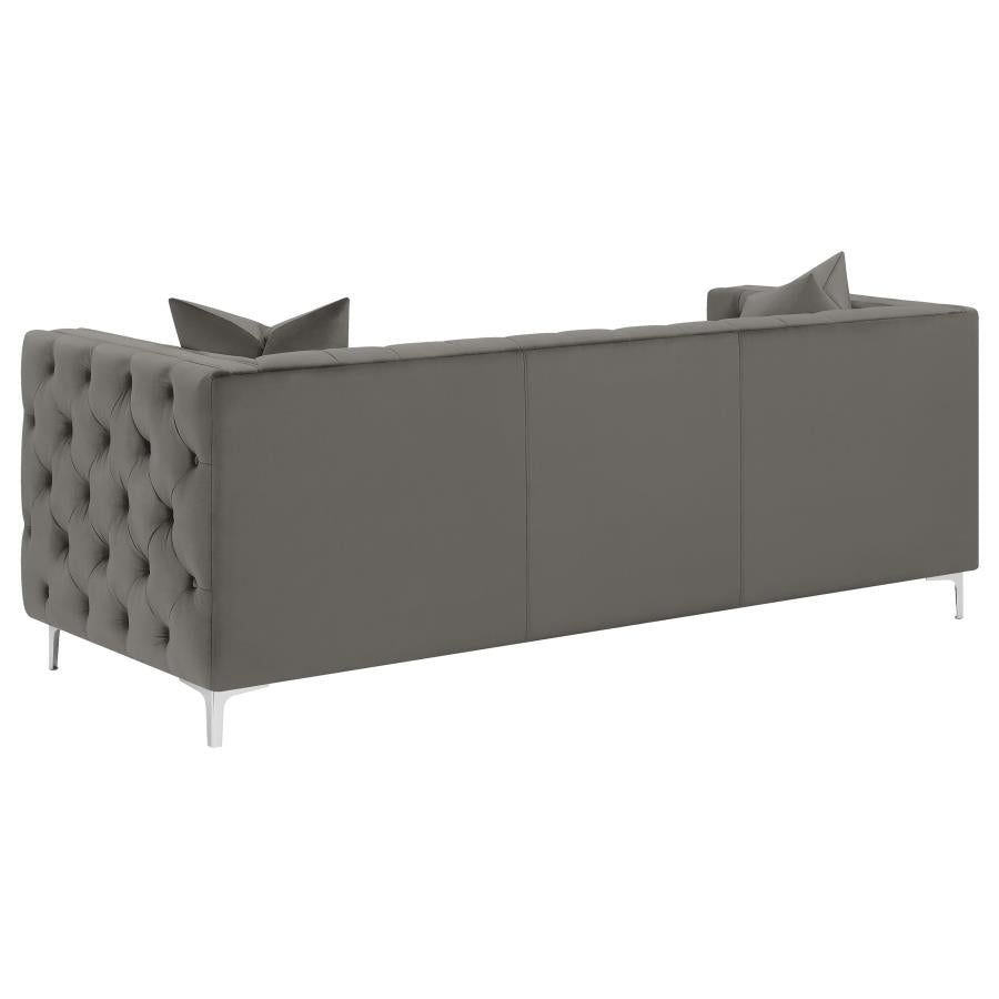 Phoebe Grey Sofa - furniture place usa