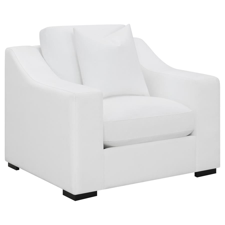 Ashlyn White Chair - furniture place usa