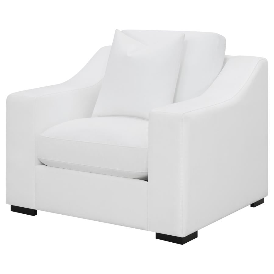 Ashlyn White Chair - furniture place usa