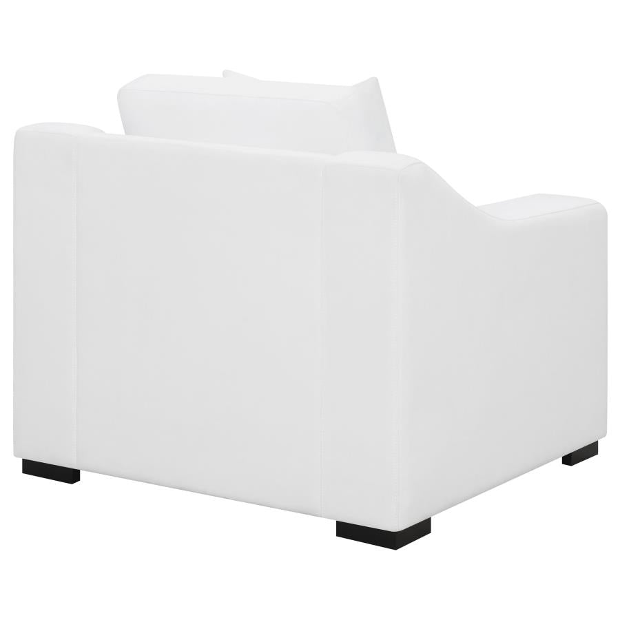 Ashlyn White Chair - furniture place usa