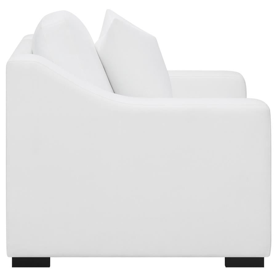 Ashlyn White Chair - furniture place usa