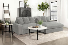 Blaine Grey Sectional - furniture place usa