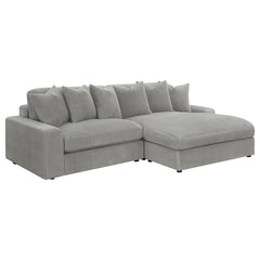 Blaine Grey Sectional - furniture place usa