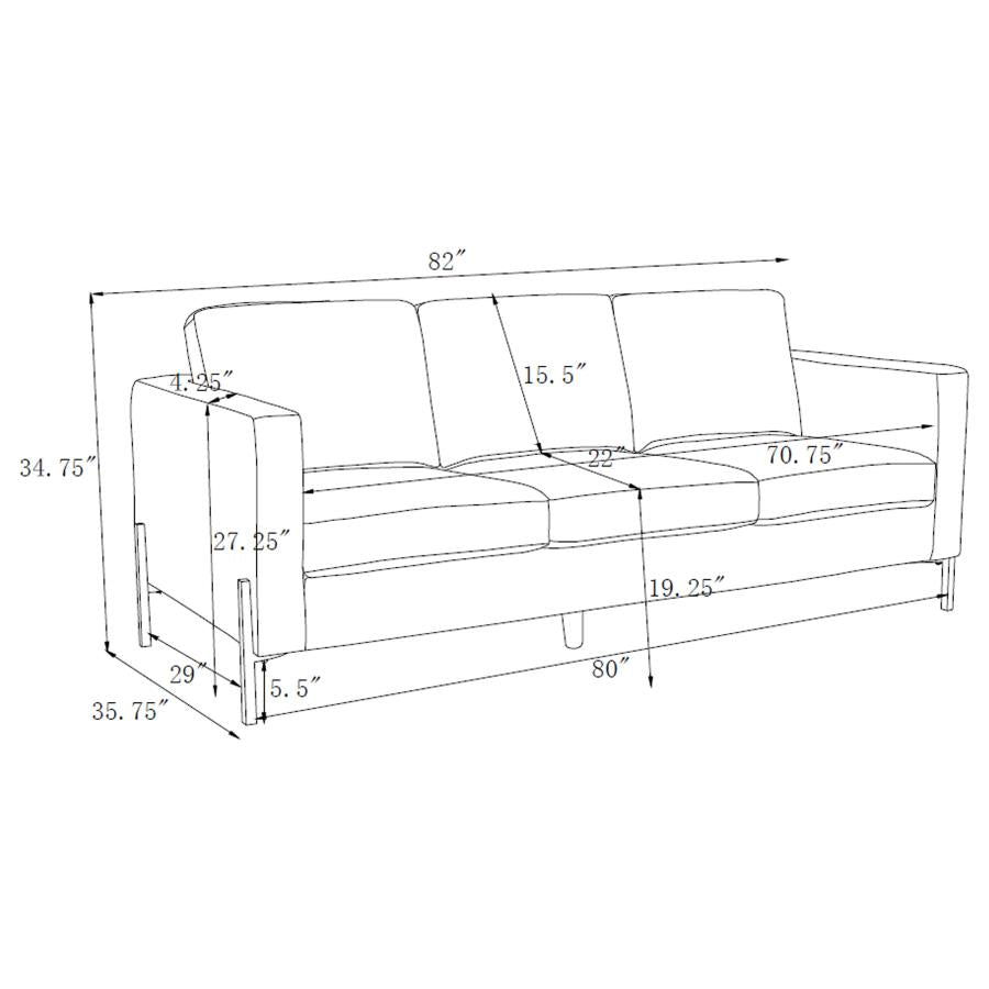 Tilly Beige 2 Pc Sofa Set - furniture place usa