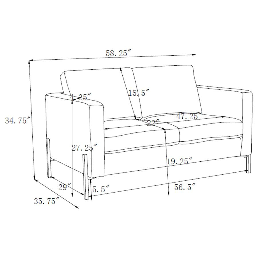 Tilly Beige 2 Pc Sofa Set - furniture place usa