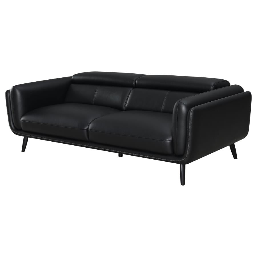 Shania Black Sofa - furniture place usa