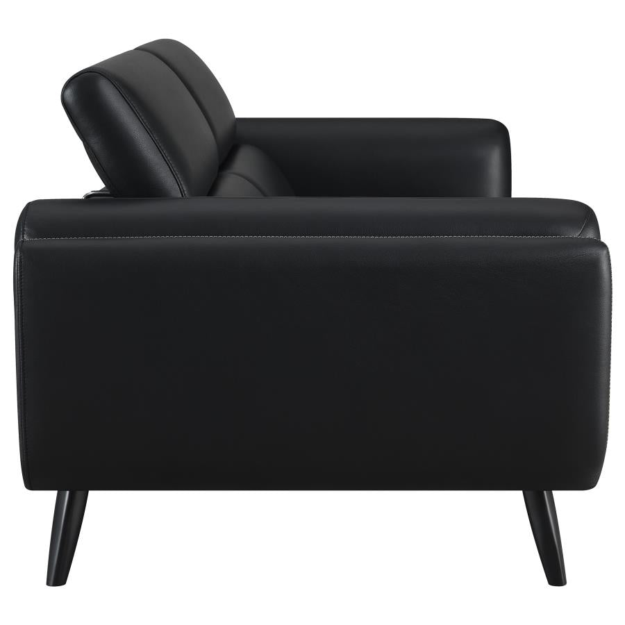 Shania Black Sofa - furniture place usa