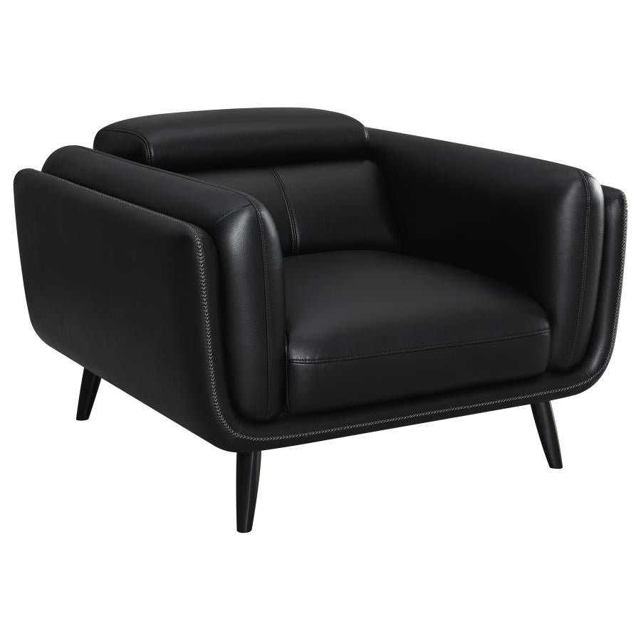 Shania Black Chair - furniture place usa