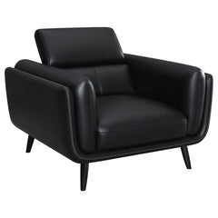 Shania Black Chair - furniture place usa