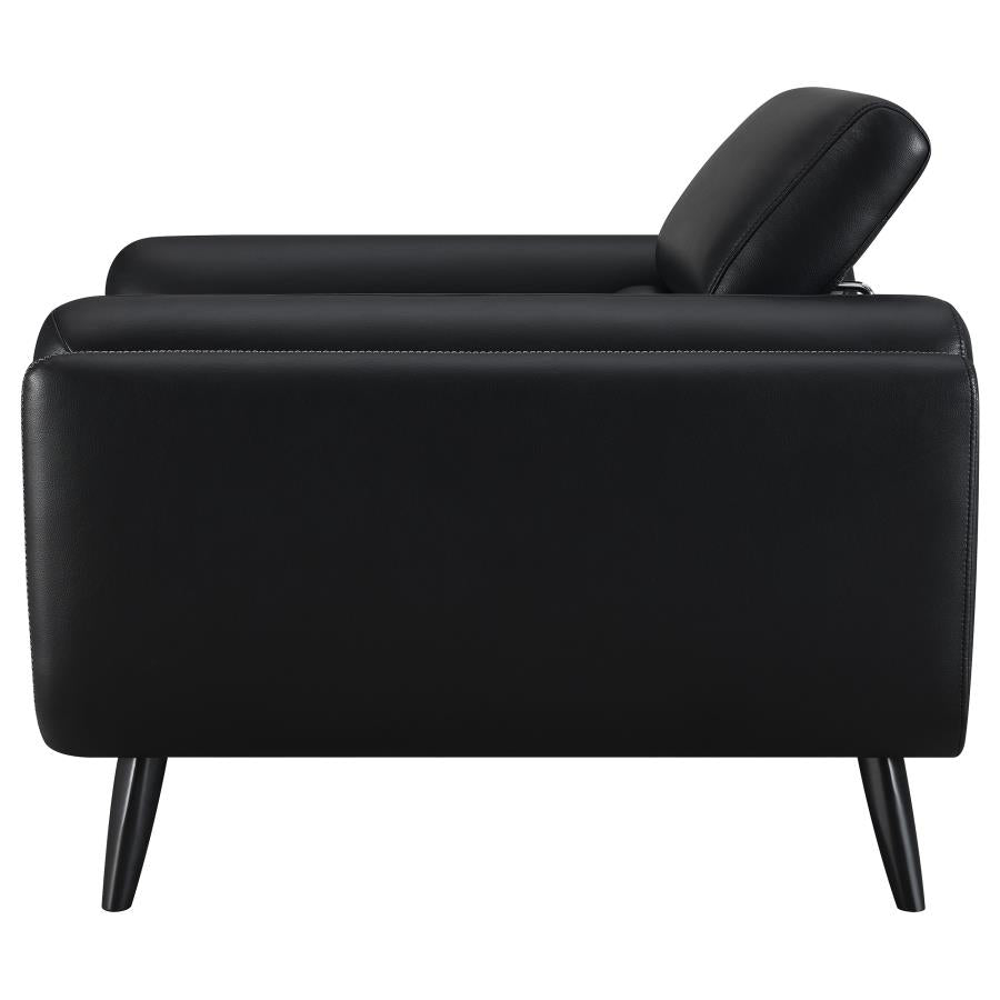 Shania Black Chair - furniture place usa