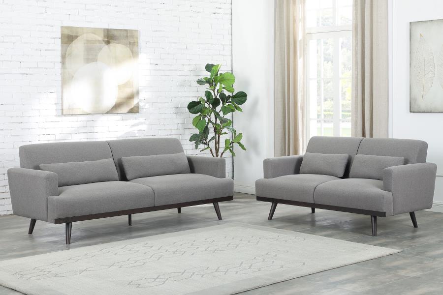 Blake Grey 2 Pc Sofa Set - furniture place usa