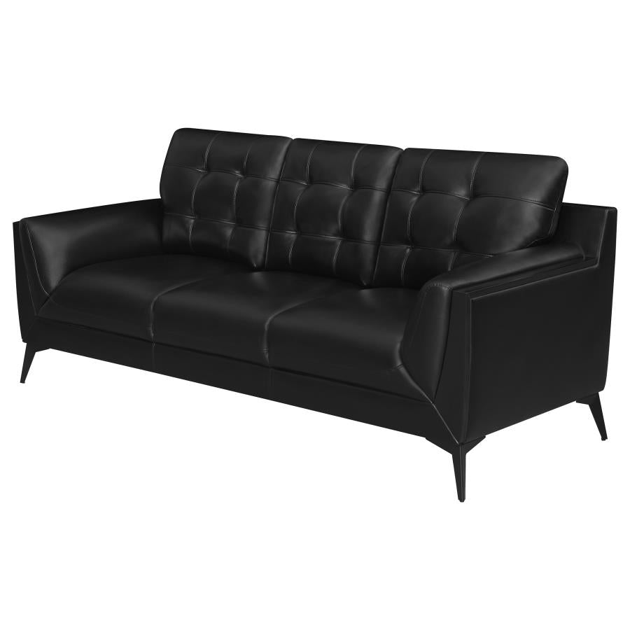 Moira Black Sofa - furniture place usa