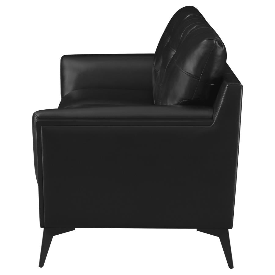 Moira Black Sofa - furniture place usa