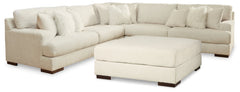 Zada 3-Piece Sectional with Ottoman - furniture place usa