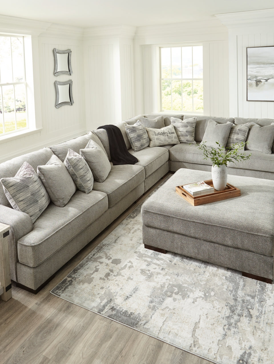Bayless 4-Piece Sectional with Ottoman - furniture place usa