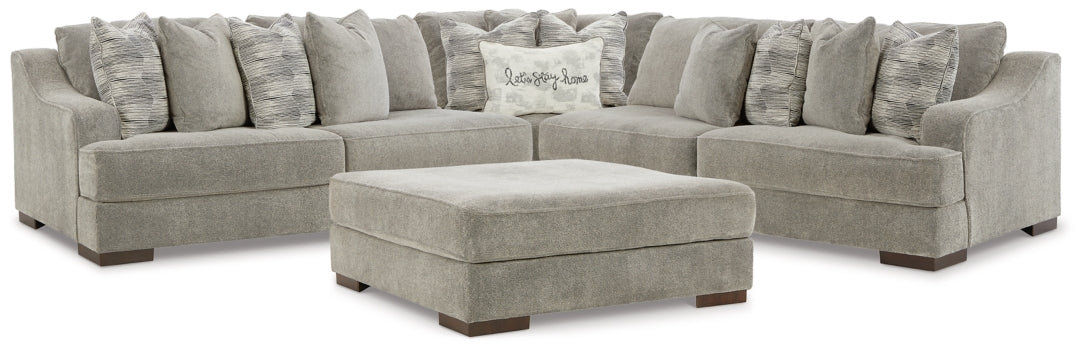 Bayless 3-Piece Sectional with Ottoman - furniture place usa