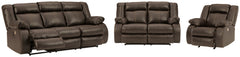 Denoron Sofa, Loveseat and Recliner - furniture place usa